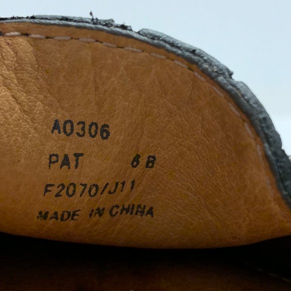 Coach ‘Pat’ Metallic Driving Moccasins Loafers Flats Leather Size 6 Rare - Picture 13 of 13